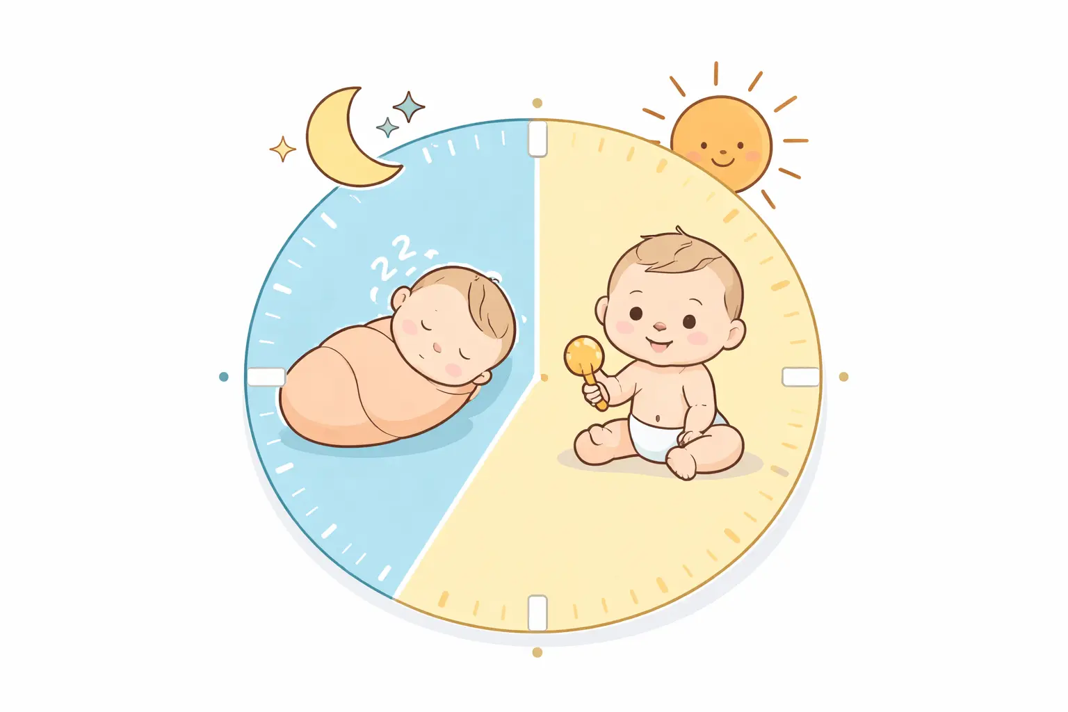 How much do newborns sleep — 14 to 17 hours daily breakdown chart